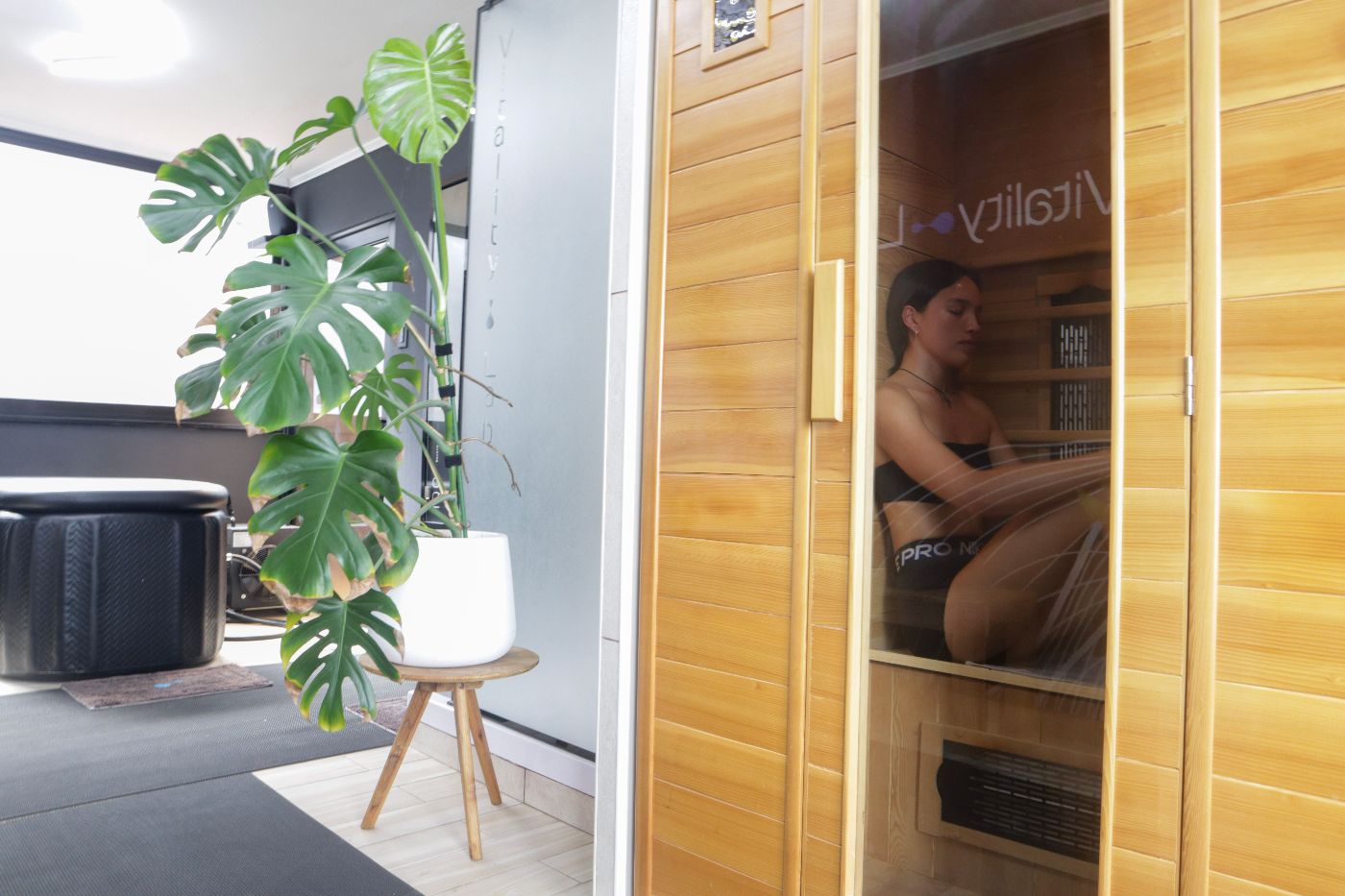 Sauna infrarrojo de Vitality Lab